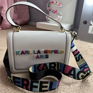 Karl Lagerfeld Multicolor Logo Crossbody Bag